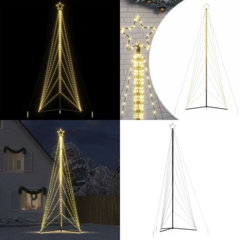 Albero di Natale a LED 861 LED Bianco Caldo 478 cm - Luci natalizie - Illuminazione natalizia