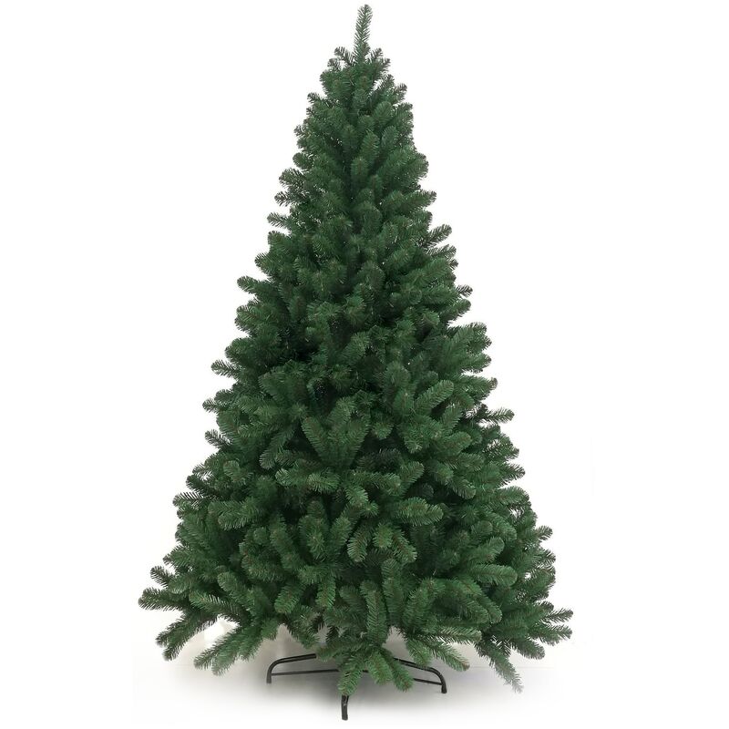 Albero di Natale ad apertura automatica ad ombrello cm 210 verde automatico super folto