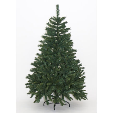 Albero di Natale Alpino verde artificiale cm 150 h con 663 rami d. base 95 cm