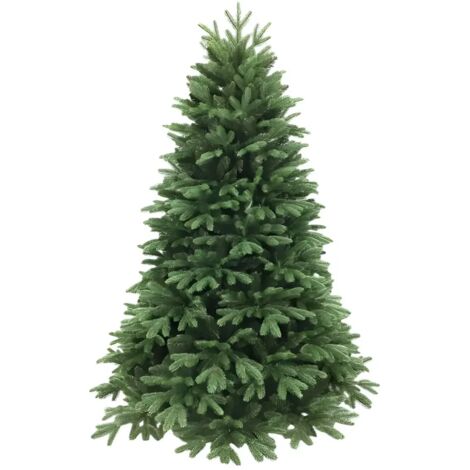 Albero di Natale Alto 150 cm Verde Effetto Realistico in PE PVC