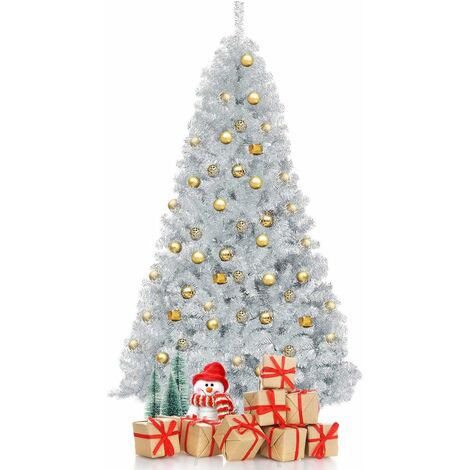 Decorazione per albero di Natale FINGOOO 6 m colore: Argento 