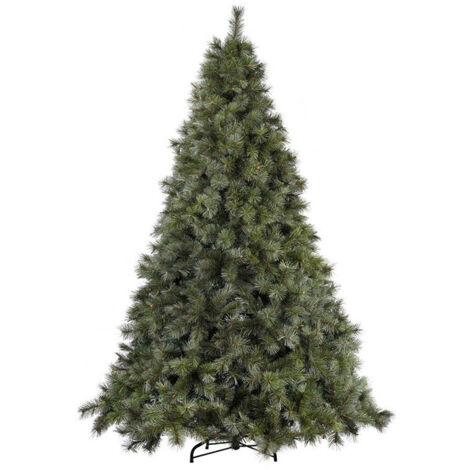 Albero di Natale Artificiale 180 cm 54 Rami Quercia del Gargano Verde