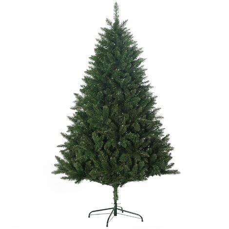 Albero di Natale Artificiale 180 cm 800 Rami Verde