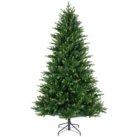Albero di Natale artificiale 210x132 cm verde
