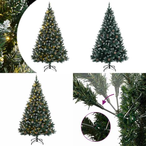 Albero di Natale Artificiale 300 LED 240 cm - Luci a LED - Decorazioni Natalizie