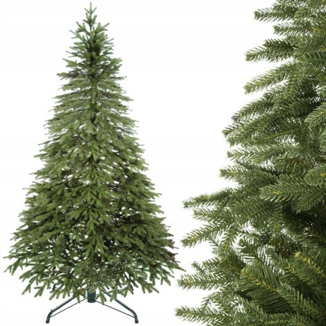 ALBERO DI NATALE ARTIFICIALE ABETE CAUCASICO 200cm PREMIUM PE DENSO COME VERO + OMAGGIO