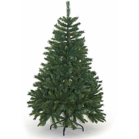 Albero di Natale Artificiale Alpino Verde Ignifugo 1773 Rami Altezza 210Cm