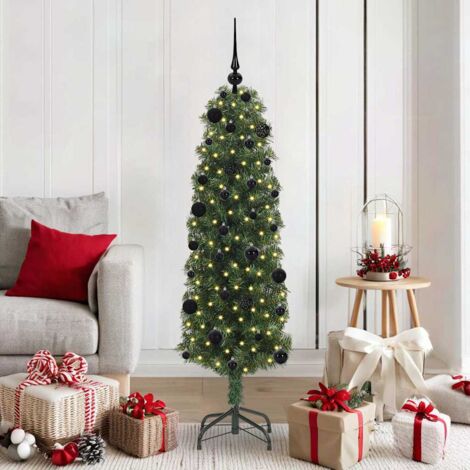 Albero di Natale artificiale con 150 LED Verde 150 cm vidaXL