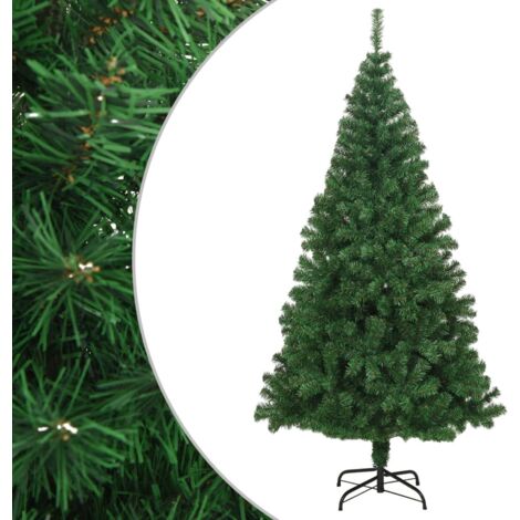 Albero di Natale con Rami Folti Artificiale PVC Misure/Colori Diversi