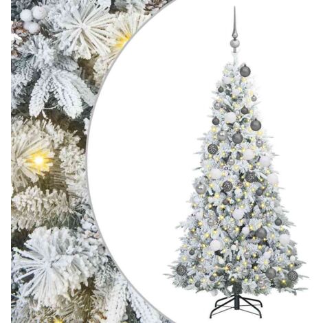 Albero di Natale Artificiale con Rami Pieghevoli Verde 180 cm vidaXL