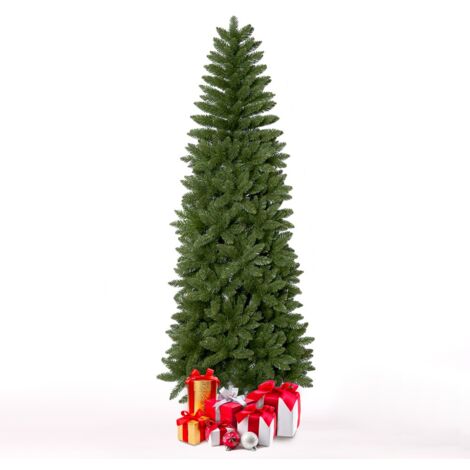 BUD Albero Di Natale ROOSEVELT Slim da 150 180 210 240 cm albero artificiale