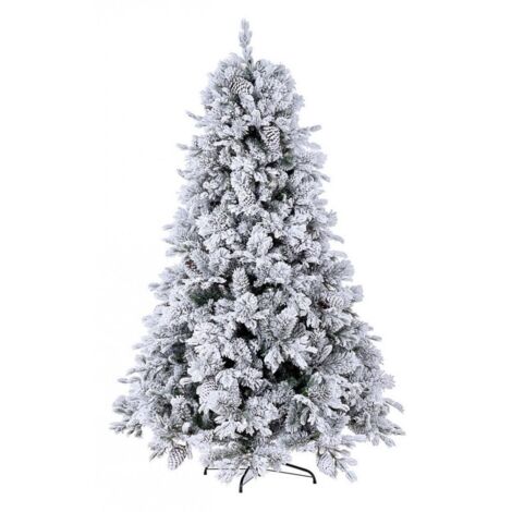 Albero di Natale Artificiale Innevato 150 cm 970 Rami Verde