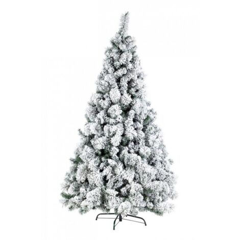 Albero di Natale Artificiale Innevato 180 cm 574 Rami Verde