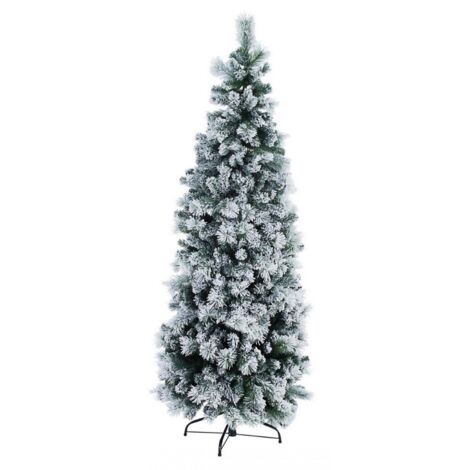 Albero di Natale Artificiale Innevato 210 cm 803 Rami Verde