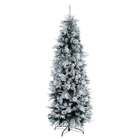 Albero di Natale Artificiale Innevato 210 cm 868 Ram Verde