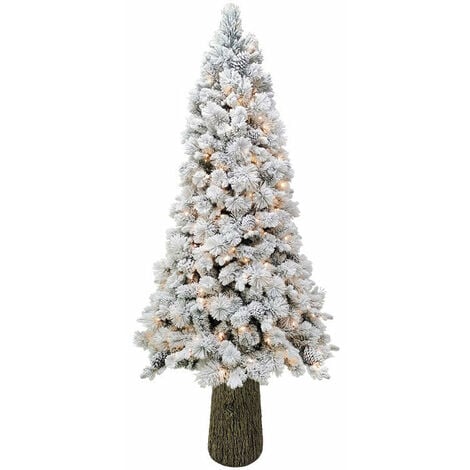 Albero di Natale Artificiale Innevato 240 cm 2180 Rami Verde