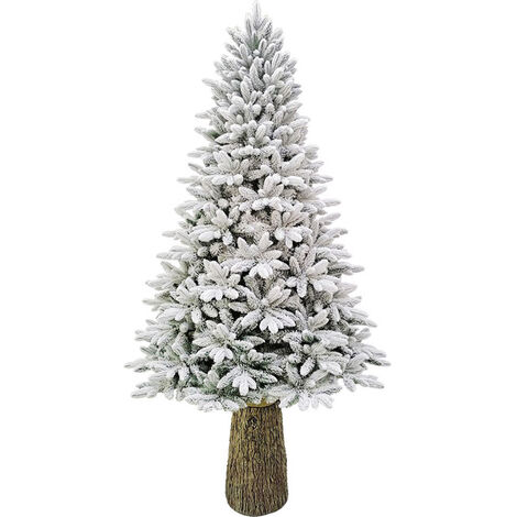 Albero di natale innevato 240 cm