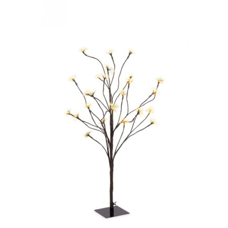 Albero di Natale artificiale marrone 600 microLED classico