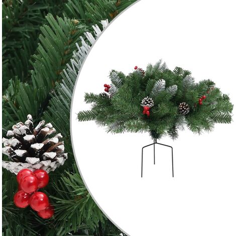 Costway Albero di Natale 60 cm per tavoli e scrivanie, Abete