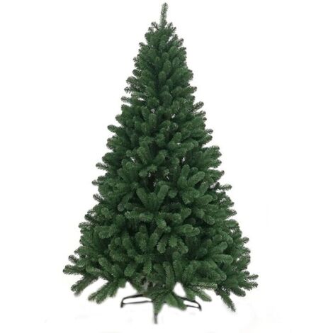Albero di natale artificiale pino verde folto alto addobbi casa cm 180 210 230 - MISURA: cm 210