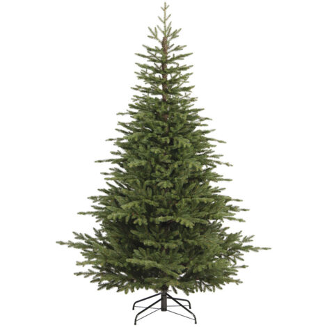 Albero di Natale Artificiale Realistico 210 cm 606 Rami Apertura a Ombrello Verde