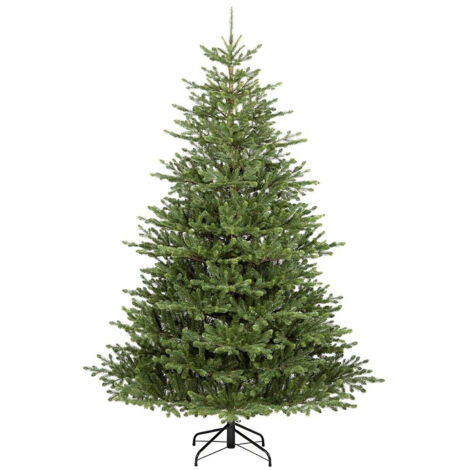 Albero di Natale Artificiale Realistico 240 cm 1538 Rami Montaggio a Ombrello Verde