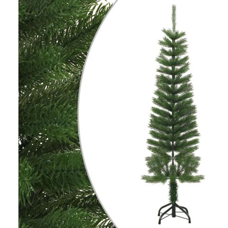 Albero di Natale Artificiale Sottile con Base 520 cm PE