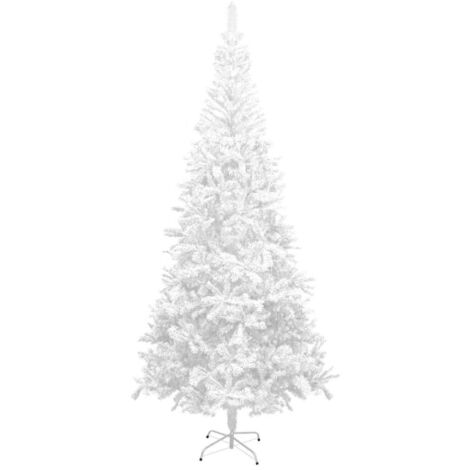 Albero di Natale Bianco - vidaXL Albero di Natale Artificiale L 240 cm Bianco - Albero di Natale 240 cm