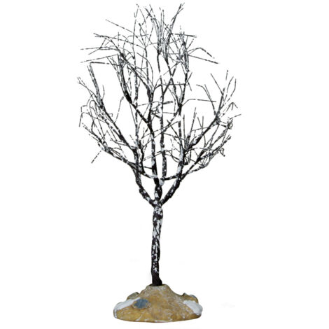 Albero di Natale "Butternut", accessorio villaggio di Natale in Metallo -Piccolo