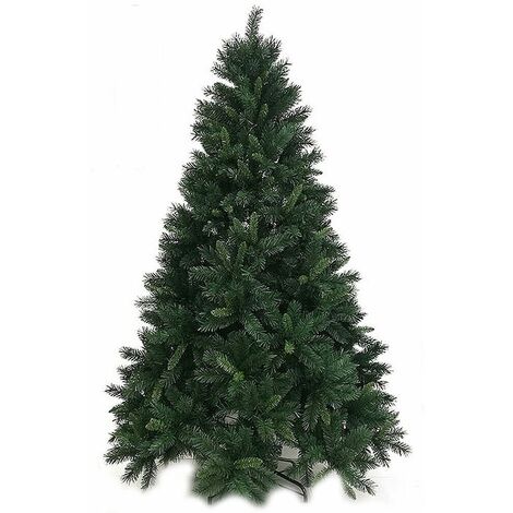 Albero di natale cm 230 verde folto apertura rapida ad ombrello pvc ignifugo 1321 punte cime