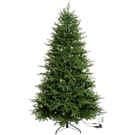 Albero di natale con 550 gocce led RGB in PE Effetto Real Touch h 230 cm -230 cm