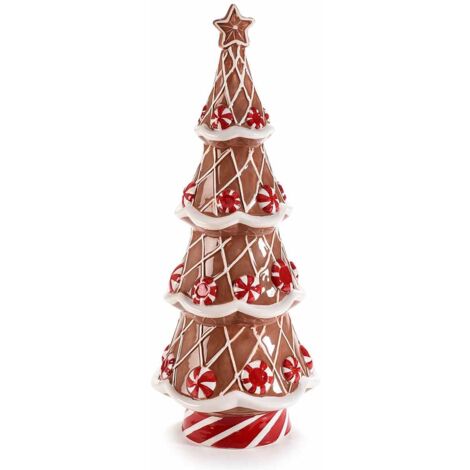 Albero di Natale da Tavolo in Ceramica - Altezza 32 cm - Idea Regalo
