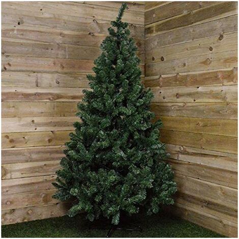 Albero Di Natale 150 180 210 240 Super Folto Realistico Verde Bianco Automatico Imperial Everlands