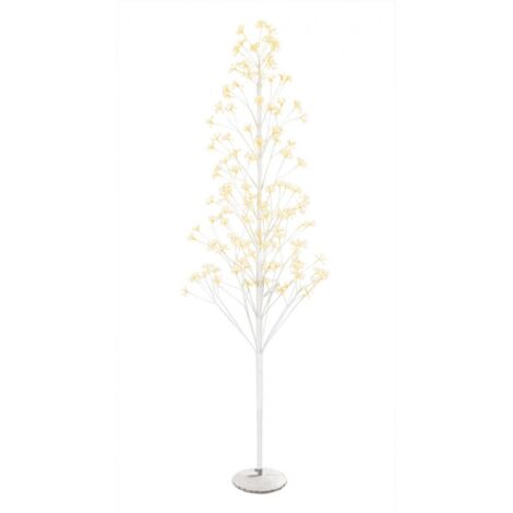 Albero di Natale flash bianco 1200 microLED classico H180