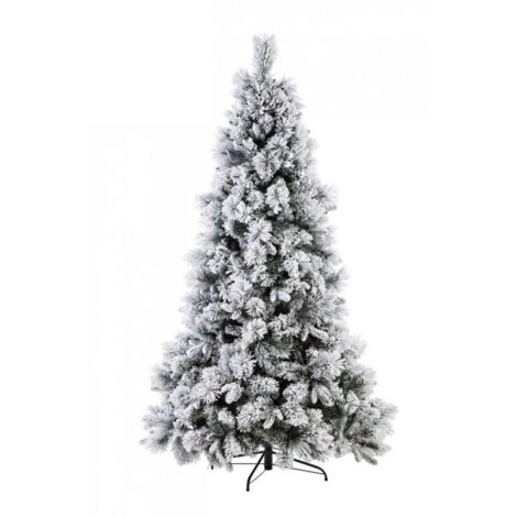 Albero di Natale Garlenda innevato H150 con 456 rami