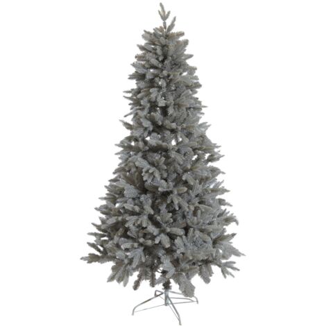 Albero di natale Grigio "Dorian" in PE Effetto Real Touch di Altissima qualità -240 cm