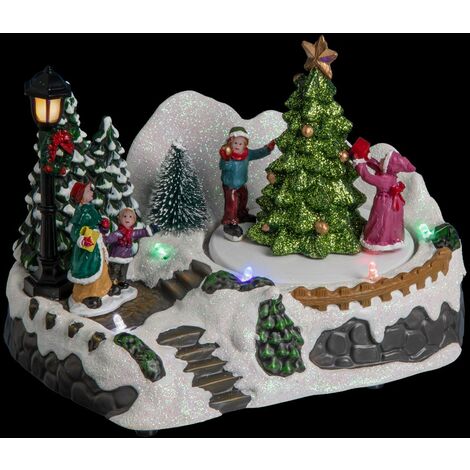 Albero di natale illuminato e bambini 6 led - Feeric lights & christmas