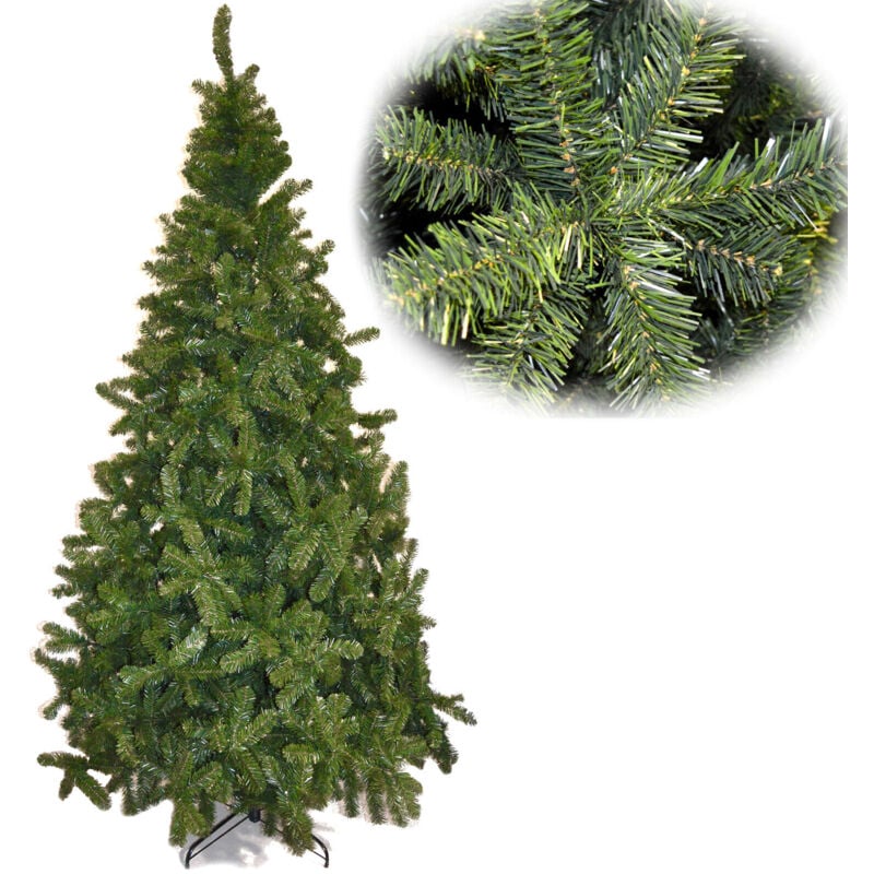 Lupex Shop - Albero di Natale Pino Imperatore, verde folto, 340 punte, in pcv, interno ed esterno, dimensione: 150cm cod. 6481