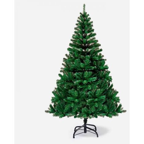Albero di Natale in PET con Base e Piedini in Ferro 210cm 668 punte