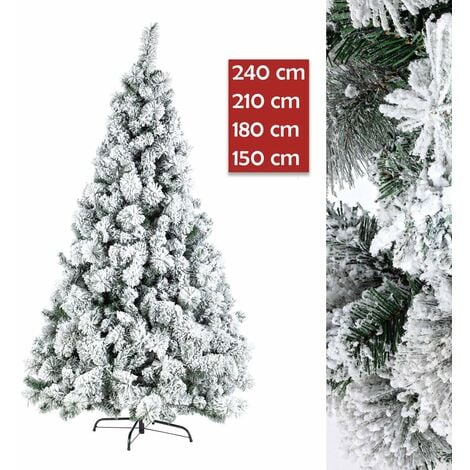 apertura facile ad ombrello artificiale cermis bizzotto albero di natale innevato bianco 180 cm effetto naturale folto addobbi e decorazioni per ricorrenze decorazioni per interni lara tactical com