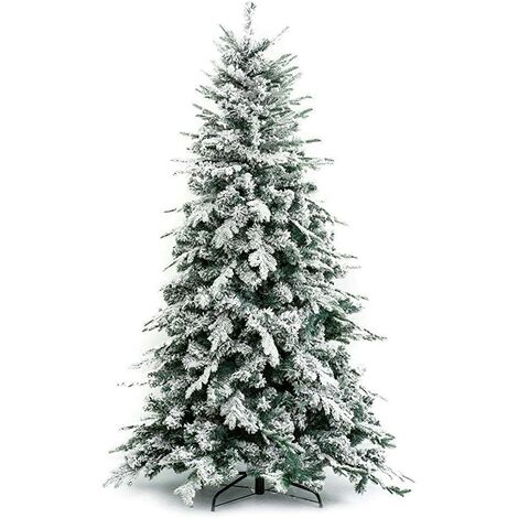 Bellapianta Albero di Natale con Luci Incorporate 210cm Super Folto  Realistico Real Touch, Albero di Natale con Luci LED 210 Premium in PE/PVC  Verde con Borsa Porta Albero, Guanti e Sacchetto 