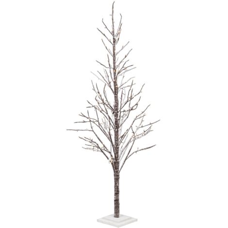 WEBMARKETPOINT Albero di natale luminoso "Glad" Ramo con led a luce calda Decorazione da interno -60 cm / Champagne