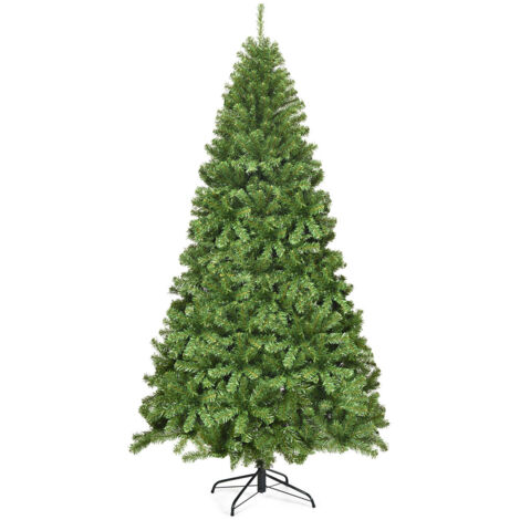 Albero di Natale non illuminato 230cm, con cerniere e aghi in PVC