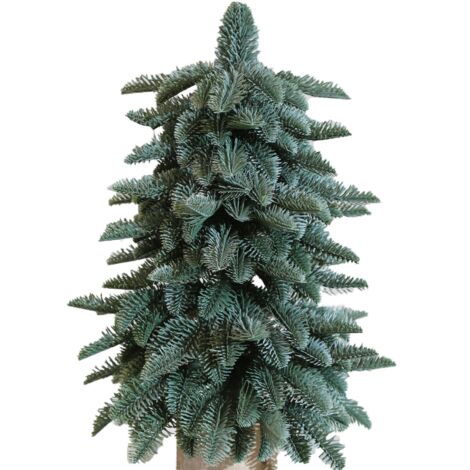 Albero di natale pinetto "Dream" in PE effetto Real Touch e base in legno -45 cm