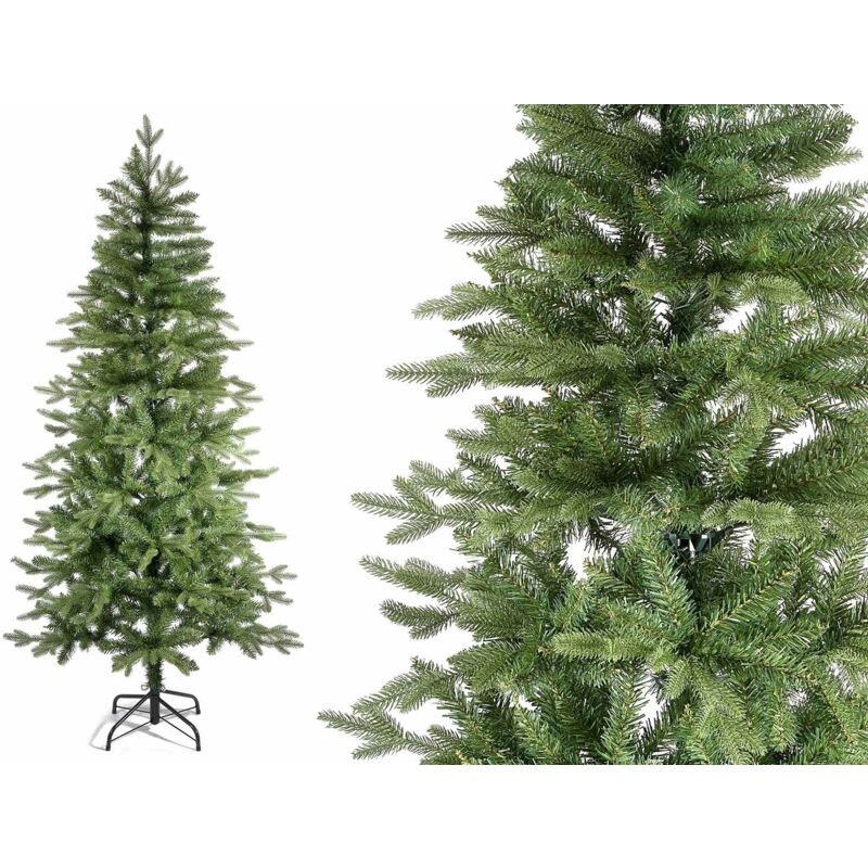 Image of Albero di Natale Pino Verde per Spazi Ristretti, 800 Rami - Altezza 1,75 Mt, Diametro 80 cm