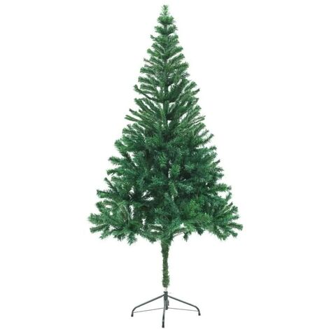 ALBERO DI NATALE REALISTICO ARTIFICIALE  150 180 210 240 CM PINO ABETE VERDE NATURALE