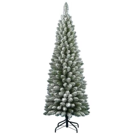 ALBERO DI NATALE SILVESTRE FLOCCATO H.180CM