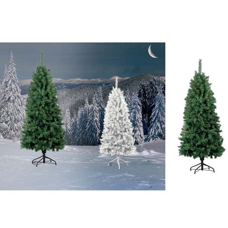 Albero di natale slim, Ø 60 x h.150 cm, 410 rami, base in ferro, colore verde
