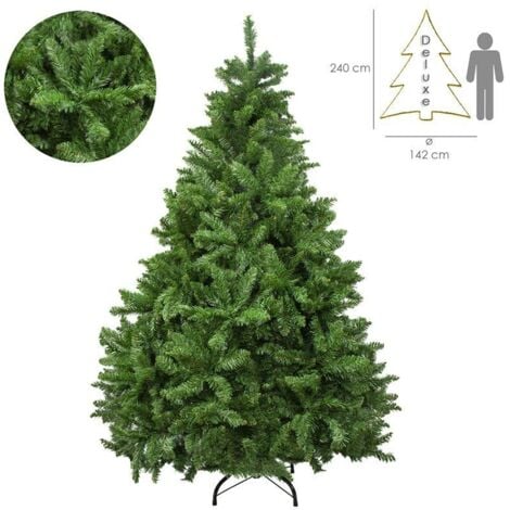 MAURER Albero di Natale Deluxe 240 cm. 2136 rami in PVC