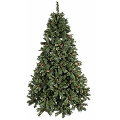 Albero di natale verde con pigne h.180 cm Bizzotto Cone Lux